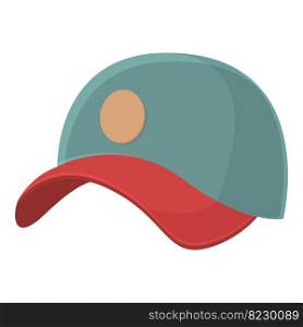 Fabric cap icon cartoon vector. Baseball hat. Snap fashion. Fabric cap icon cartoon vector. Baseball hat
