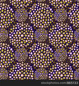 Fabric seamless pattern in violet and yellow colors. Repeating background. Elegant template for fashion prints. Texture for wallpaper, textile design.. Fabric seamless pattern in violet and yellow colors. Repeating background. Elegant template for fashion prints. Texture for wallpaper, textile design