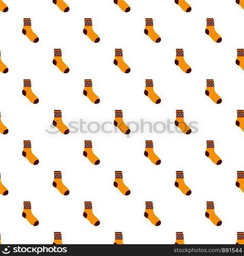 Fabric sock pattern seamless vector repeat for any web design. Fabric sock pattern seamless vector