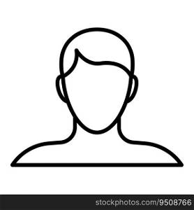 Face avatar profi≤icon vector on trendy sty≤for design and pr∫
