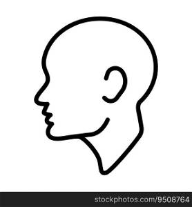 Face avatar profile icon vector on trendy style for design and print