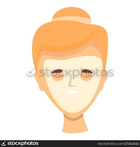 Face mask icon cartoon vector. Facial skin. Serum beauty. Face mask icon cartoon vector. Facial skin