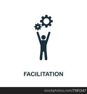 Facilitation vector icon illustration. Creative sign from agile icons collection. Filled flat Facilitation icon for computer and mobile. Symbol, logo vector graphics.. Facilitation vector icon symbol. Creative sign from agile icons collection. Filled flat Facilitation icon for computer and mobile