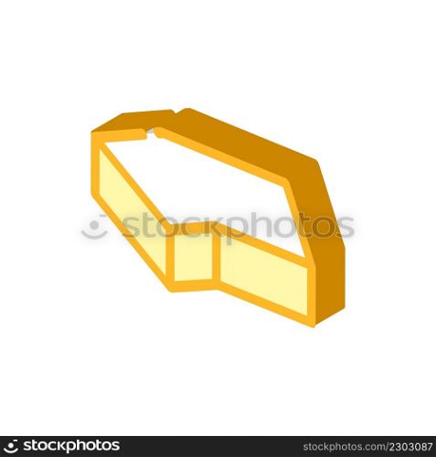facing brick for building isometric icon vector. facing brick for building sign. isolated symbol illustration. facing brick for building isometric icon vector illustration