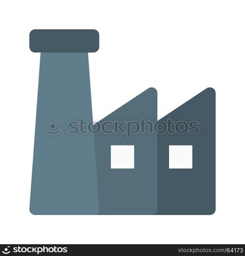 factory, Icon on isolated background