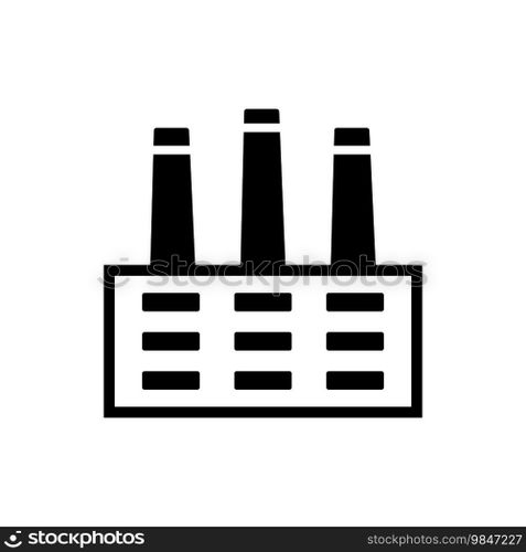 factory icon vector