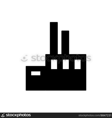 factory icon vector
