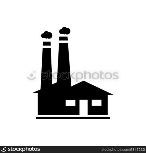 factory icon vector