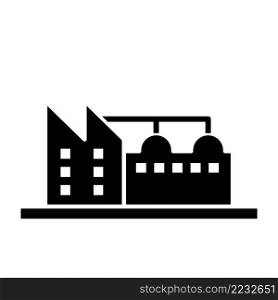 Factory icon vector sign and symbol on trendy design