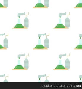 Factory lab pattern seamless background texture repeat wallpaper geometric vector. Factory lab pattern seamless vector