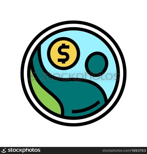 fair trade cosmetic color icon vector. fair trade cosmetic sign. isolated symbol illustration. fair trade cosmetic color icon vector illustration