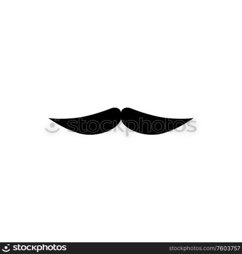 Fake mustaches isolated facial hair. Vector gentlemans moustaches, cartoon male mouth symbol. Gentlemans mustaches isolated barbershop symbol