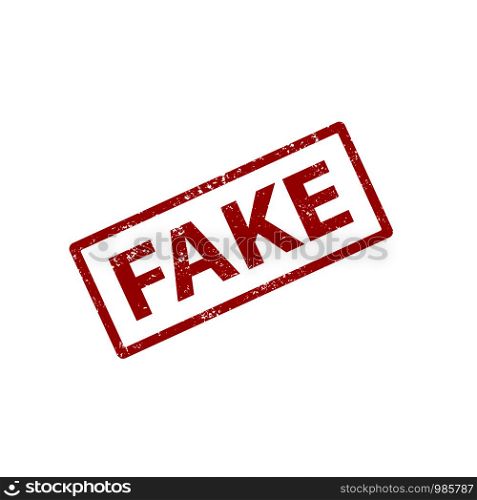 Fake stramp sign back icon. Vector eps10. Fake stramp sign