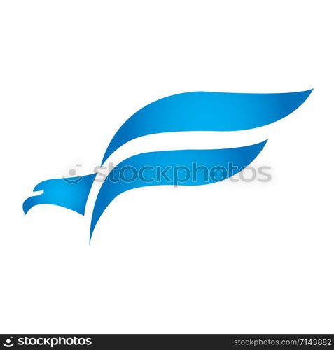 Falcon Bird Logo abstract design vector template.