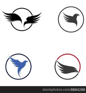 Falcon Eagle Bird logo and symbol illustration