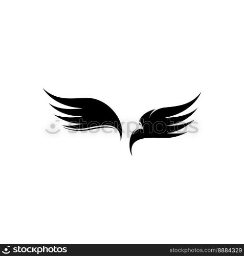 Falcon Eagle Bird logo and symbol illustration