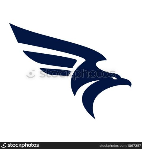 Falcon Eagle Bird Logo Design.
