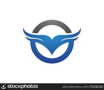 Falcon Eagle Bird Logo Template. Falcon Eagle Bird Logo Template vector icon