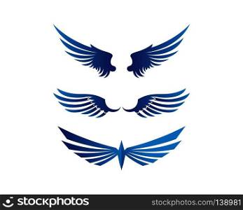 Falcon Eagle Bird Logo Template vector icon 