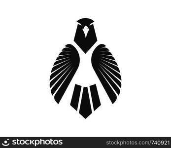 Falcon Eagle Bird Logo Template vector icon