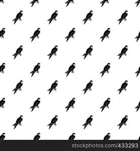 Falcon pattern seamless in simple style vector illustration. Falcon pattern vector