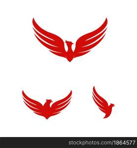 Falcon wing icon Template vector illustration design