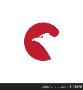 Falcon Wing Logo Template vector icon design