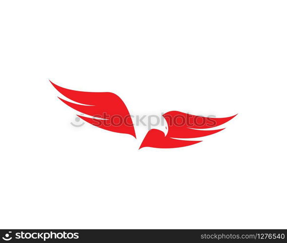 Falcon Wing Logo Template vector icon design