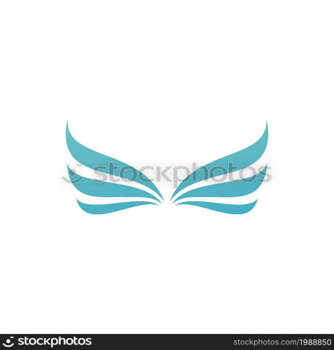 Falcon Wing Vector Logo Icon Template