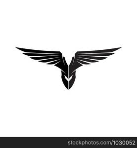 Falcon Wings Logo Template vector icon logo design