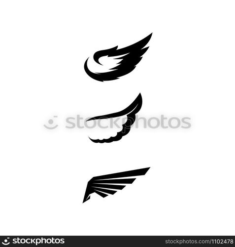 Falcon Wings Logo Template vector icon logo design