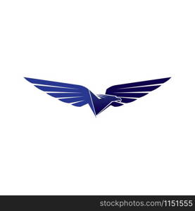 Falcon Wings Logo Template vector icon logo design