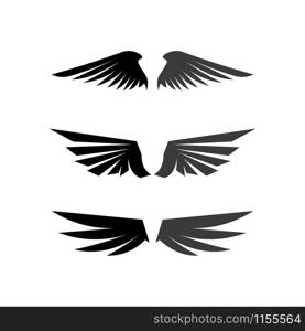 Falcon Wings Logo Template vector icon logo design