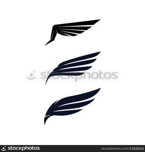 Falcon Wings Logo Template vector icon logo design