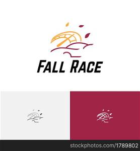 Fall Autumn Car Race Speed Fast Automotive Logo