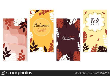 Fallen Leaves Fall Autumn Sale Social Media Business Promotion