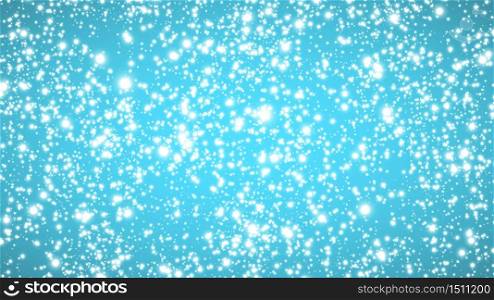 Falling snow on a blue background.. Falling snow on a blue background