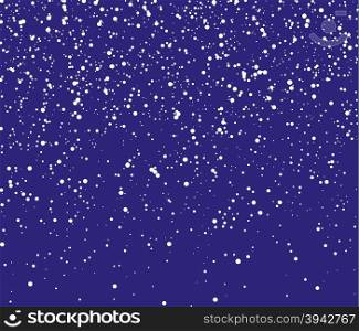 Falling Snow Vector Background . Falling White Snow Vector Background -Isolated Illustration