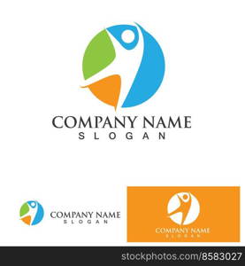 Family care logo and symbol vector