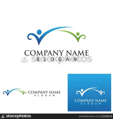 family care love logo and symbols template ..