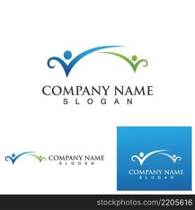 family care love logo and symbols template ..