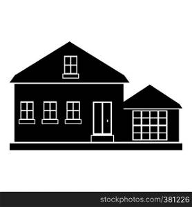 Family house icon. Simple illustration of house vector icon for web design. Family house icon, simple style