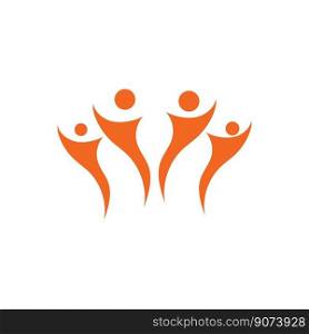Family Logo Design Template - vector
Family logo consisting of simple figures of father, mother and son used for family medicine practice, team, group, friendship.