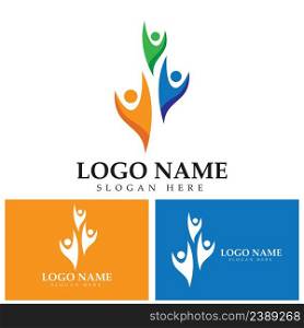 family logo vector illustration design template - vector