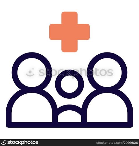 Family medicine system with plus logotype layout