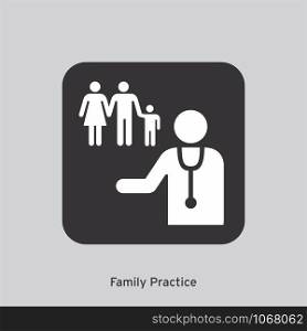Family Practice Icon Sign
