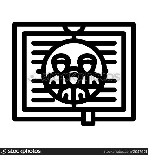 family saga line icon vector. family saga sign. isolated contour symbol black illustration. family saga line icon vector illustration