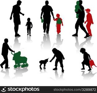 Family silhouette - 2