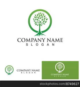 Family tree people logo and symbol