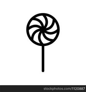 Fan icon vector. A thin line sign. Isolated contour symbol illustration. Fan icon vector. Isolated contour symbol illustration
